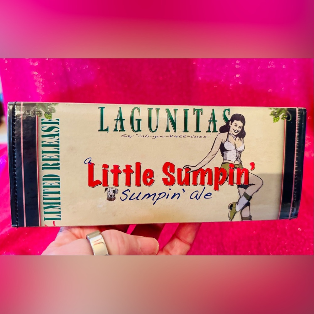 Rare! LAGUNITAS Little Sumpin’ Sumpin’ Ale Wallet Billfold Credit/Business Cards - Picture 3 of 9
